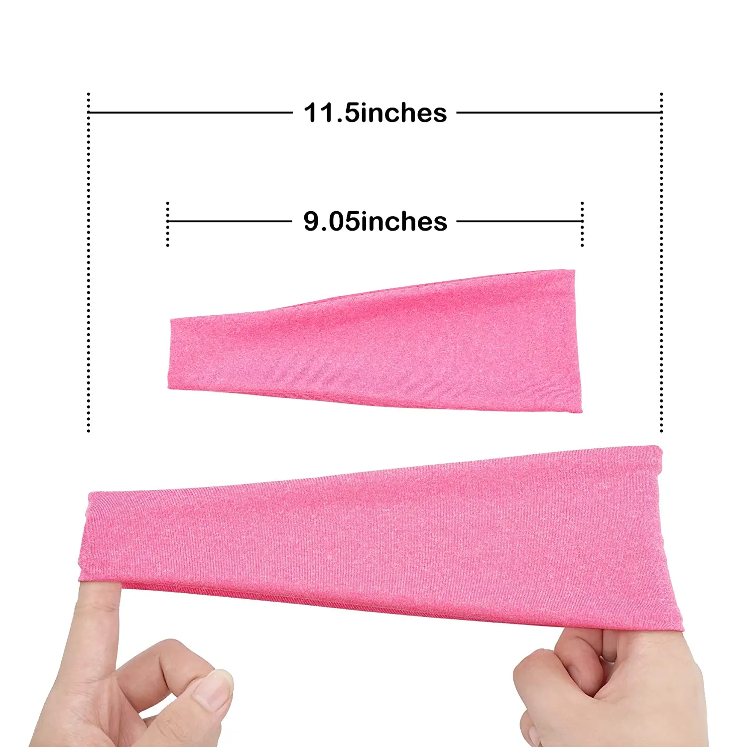 Sweatband for Men Women Elastic Sport Hairbands Head Band Yoga Headbands Headwear Headwrap Sport Workout Hair Accessories