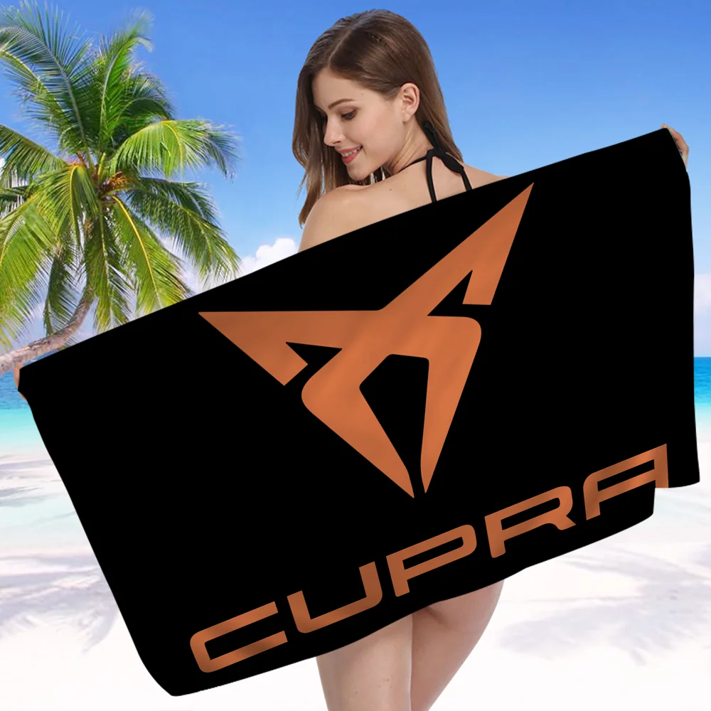 Cupras Racing Car Towel Microfiber Beach Towel Absorbent Quick dry Soft Yoga Swimming Resort Mountain Climbing Towel