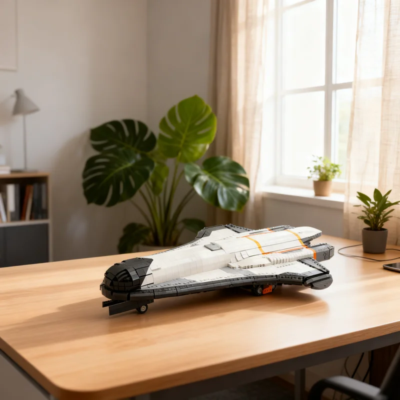 

4534pcs MOC Cyberpunk Space Shuttle Model Building Blocks Creative Display Gift Collectible Decor Kids Premium Adult Desk Home