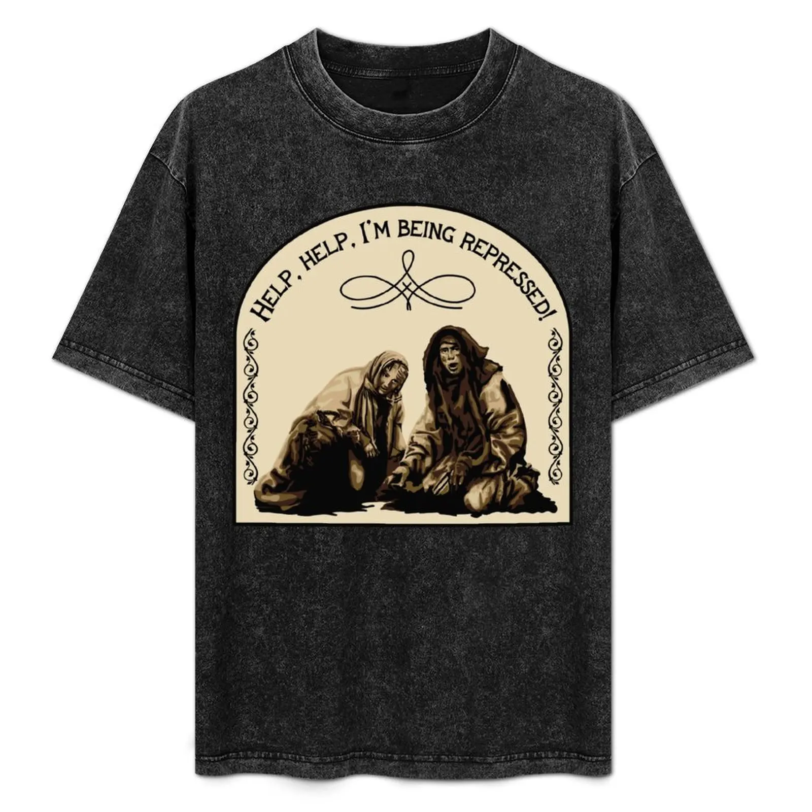 

Holy Grail Peasant Being Repressed T-Shirt Casual Graphic Print Tee
