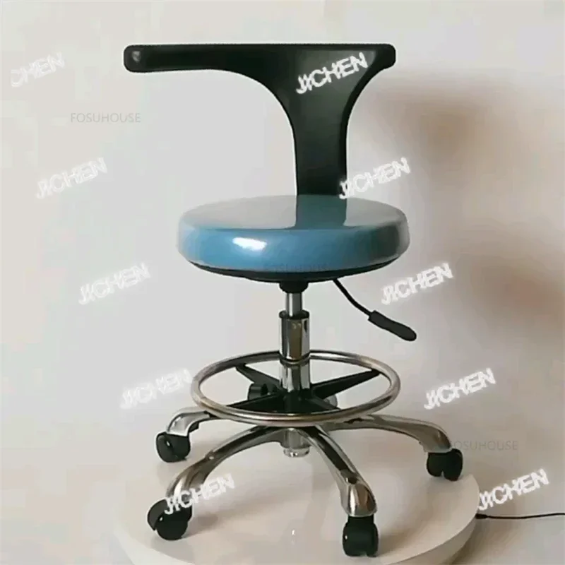 

TTJQ HS Современные минималистичные парикмахерские стулья Стоматологические табуреты со спинкой Подъемные барные вращающиеся стулья Салон красоты Специальный шкив для красоты St