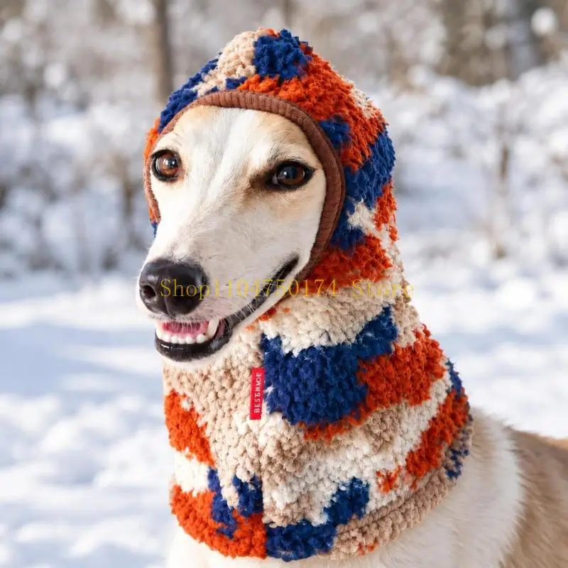 Pet Earmuffs Neck Ear Coverage with Soft Fabric Texture and Pull-On Structure Top Sale