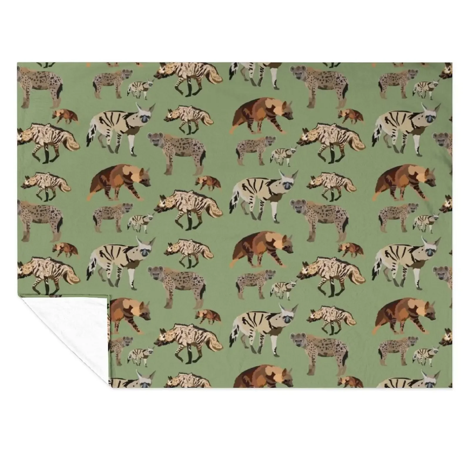

H is for Hyena Throw Blanket Thin Giant Sofa Luxury Brand Custom Blankets