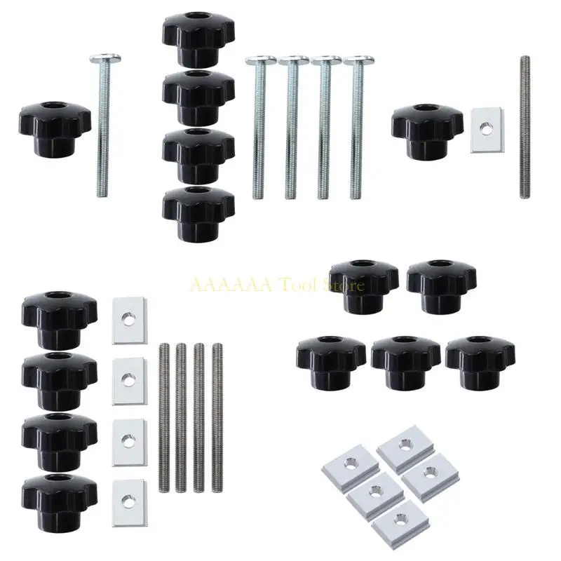 

A2BE для T -слот -гайки для деревообрабатывающего инструмента JIGS Vint Router Router Special Accesso