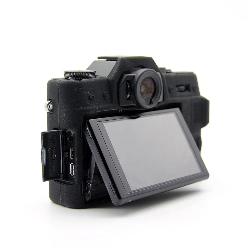 السيليكون درع غطاء الجسم حامي الإطار الجلد ل Fujifilm X-T10 X-T20 فوجي XT10 XT20 كاميرا بدون مرآة واقية لينة حقيبة