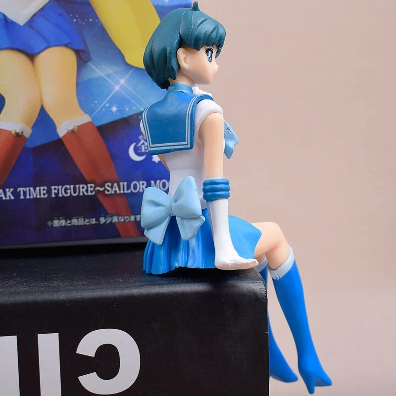 Anime Figure Sailor Moon Model Hino Rei Car Accessories Collection PVC Doll Sailor Mars Jupiter Mercury Venus Figures Toys Gifts - view 5