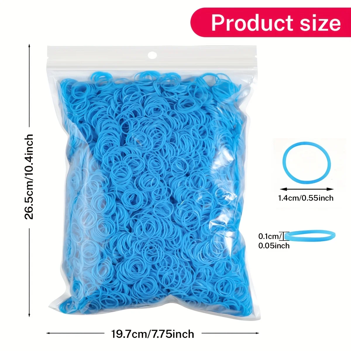 7500 pezzi di elastici per braccialetti, telai, braccialetti, giocattoli per ragazze, collane fai da te e kit di braccialetti per telai artigianali