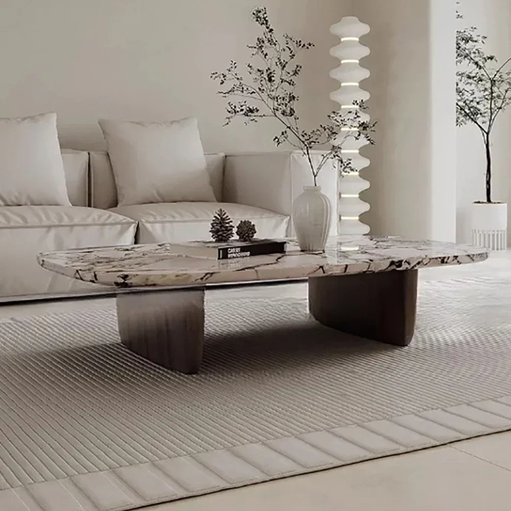 Luxury Decorations Coffee Table Unique Trendy Nordic Premium Coffee Table Marble Elegant Table Basse Salon Living Room Furniture