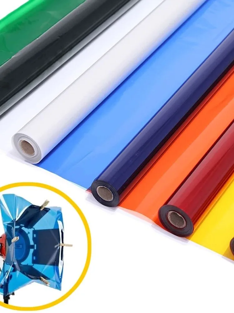 Papier filtre gel professionnel pour éclairage de scène, 40x50cm, caméra studio, lumière ambiante rousse, kits de studio photo