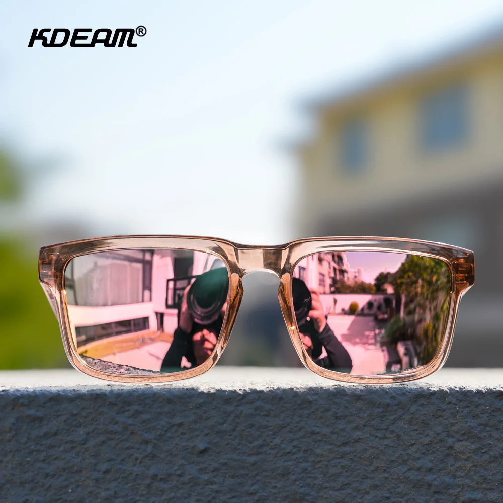 Experience Clear Vision With KDEAM Sunglasses Polarized UV-Blocking Perfect For Various Activities Like Fishing Driving Hiking
