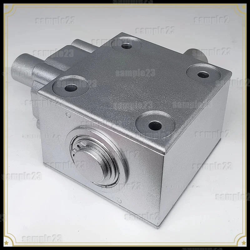 T-Type Output Shaft 2.5 Module 16 Tooth 90 Degree Commutator Small Right Angle Steering Gear Box Reversing Gearbox