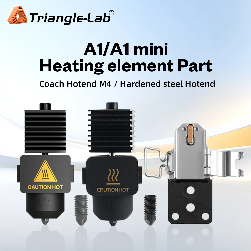 

Trianglelab Conch Hotend Endcoat Nozzle Hardened steel nozzle Hotend Mounting Heating Assembly For Bambu Lab A1 Mini Accessories