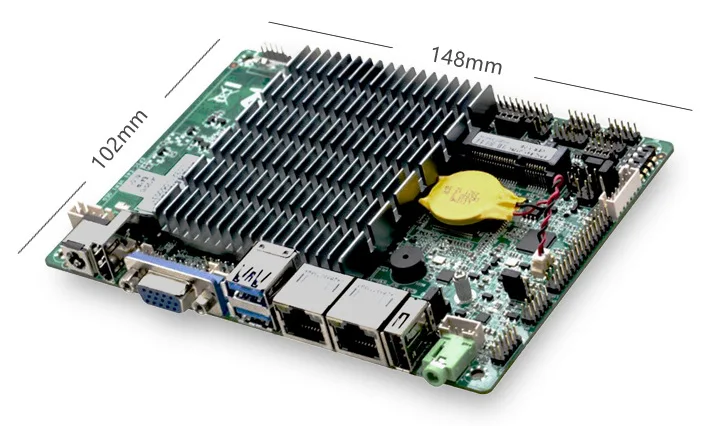 

3.5 Inch X86 Mini Industrial Control Host Industrial Main Board J4125 Double Network String Com With Rohs Ce Certification