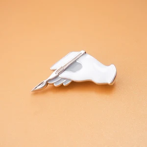 Hanreshe - Neşterli Beyaz Eldivenler, Emniyet Pimi, Cerrahi, Rozet, Pim Emaye, Mücevher, Tıbbi Cerrah, Doktor, Hemşire 8 en çok satılan eldivenler (cerrahi) - no. 3