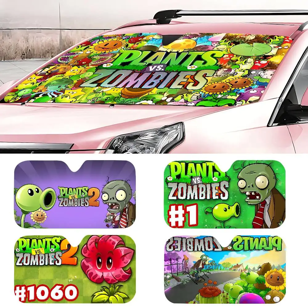 

Игра P-Plants Vs. Z-Zombies Автомобильный солнцезащитный козырек для окна Солнцезащитный крем Переднее лобовое стекло Капот Внутренняя передняя перегородка Двойное кольцо Солнцезащитный козырек