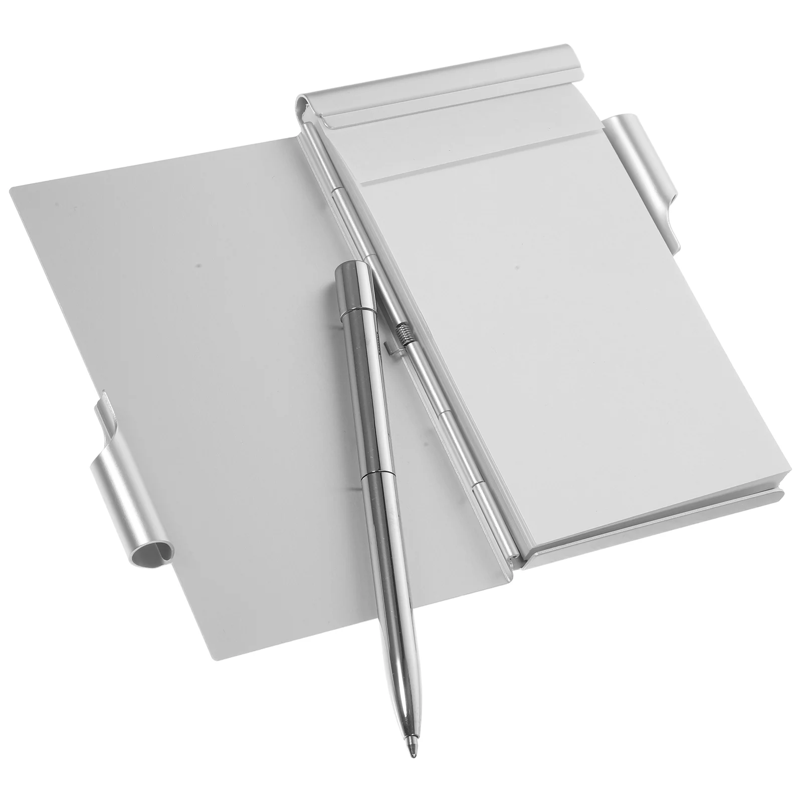 Metal Small Notebook Mini Notepad Small Pocket Notepad Metal Note Case with Pen Office Notebooks for writing