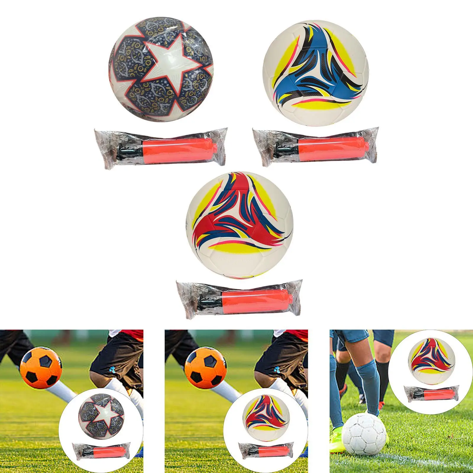

Soccer Ball Size 5 Novelty Patterns Soccer Training for Club Game Training