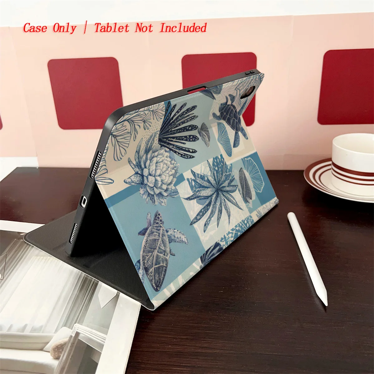 حافظة iPad بتصميم قاع البحر الأزرق المائي حالمة لهاتف Air 4/5/6 10.9 الجيل الثالث 9.7 غطاء حماية مضاد للخدش #4