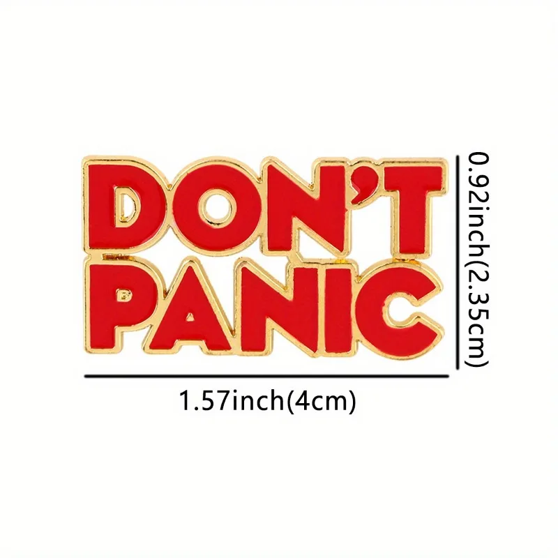 2pcs DON'T PANIC