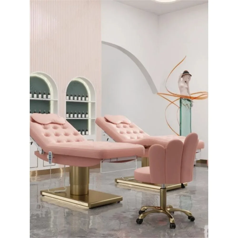 Custom-made beauty electric body bd beauty salon golden base massage be medical beauty facial Mei Jie tattoo bed exit