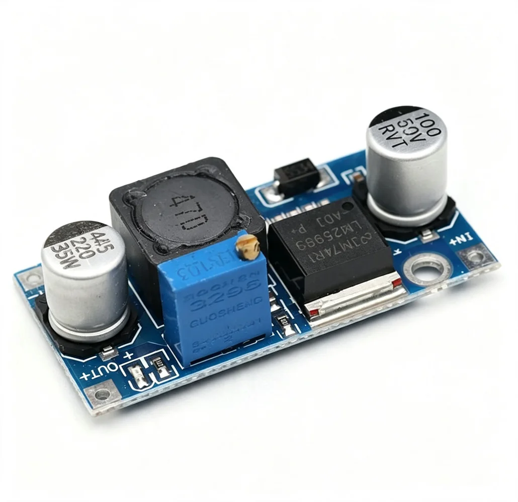 5PCS LM2596 adjustable step-down module LM2596S-ADJ DC-DC power module voltage stabilizing module 1.5-35V