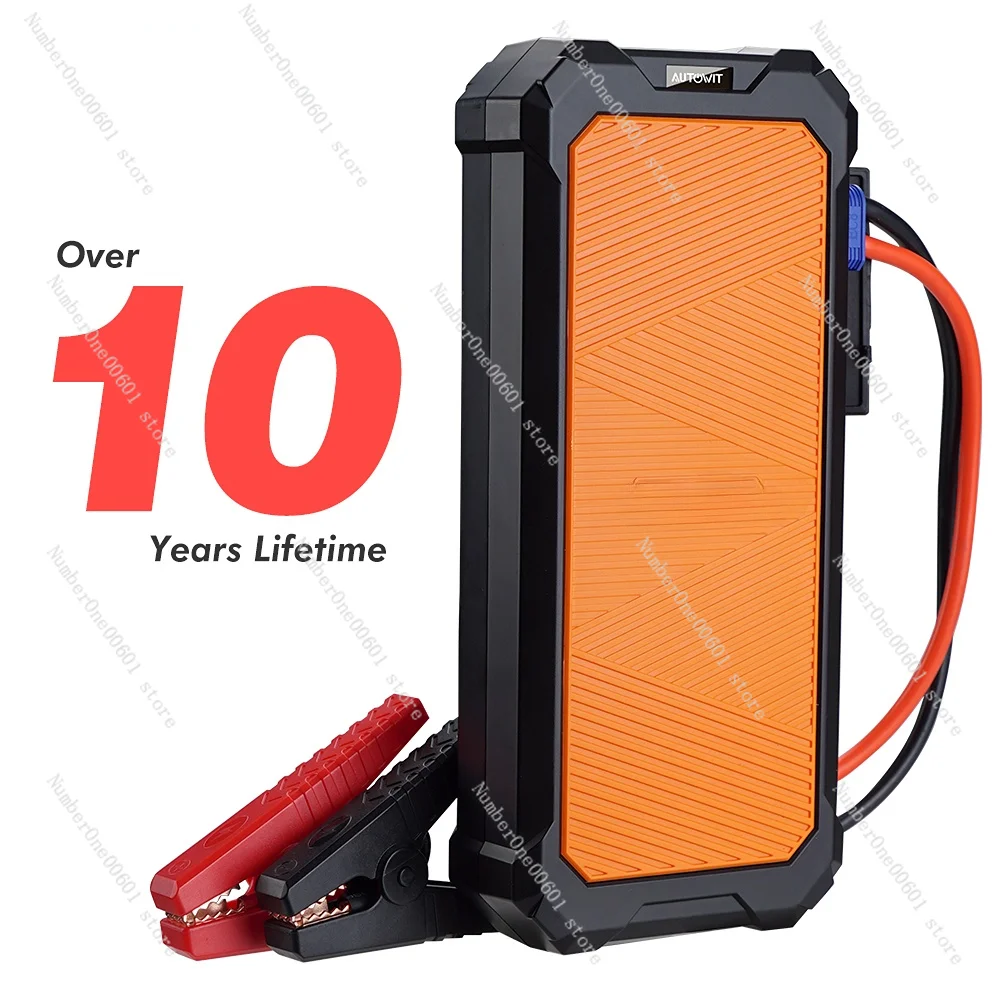 Car Jumpstarter 2, 12-Volt Battery-less Portable SuperCap (Up To 7.0L Gas, 4.0L Diese) Engine Starter Car Accessories