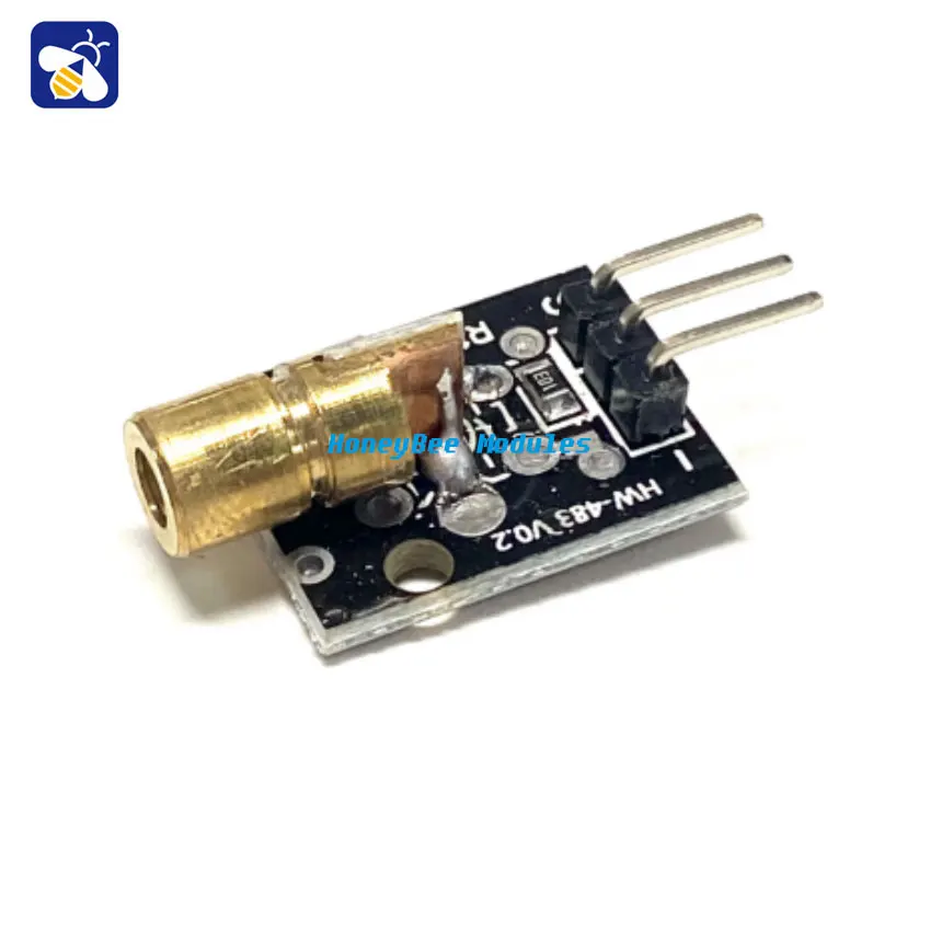 5V Laser Head Module Transmissive Photoelectric Sensor Emission Infrared Diode Dot Laser Head KY-008