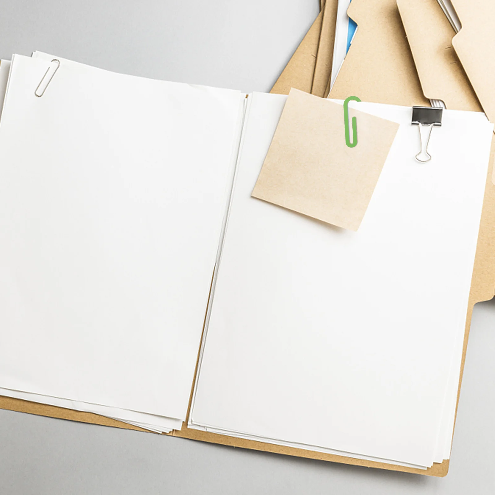 5Pcs Creative Metal Paper Clips Small Paperclips for Office Supplies Document Clips Bookmark Holders Hand Paper Clip