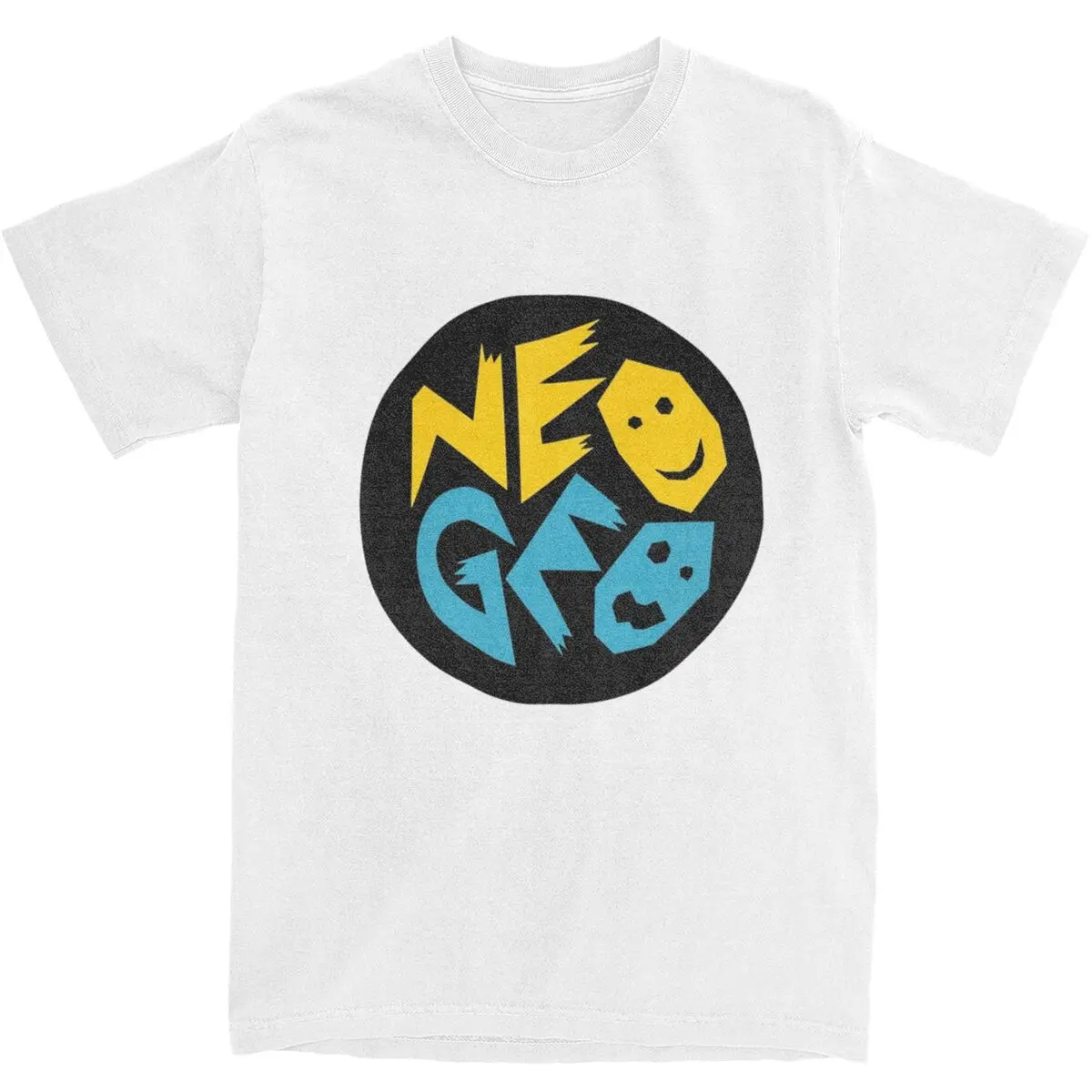 Парная футболка с логотипом Neo, новые футболки Geo-Aes-Cd-Mvs Neogeo, Пляжная ткань, повседневная хлопковая одежда, подарок