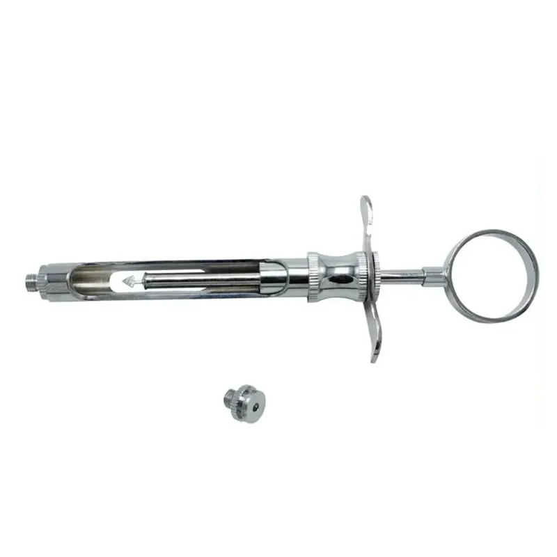 

1 PCS Dental Anesthesia Aspirating Syringe Hook/Sharp Tip Suction Syringe Stainless Steel Dentistry Instrument Tools