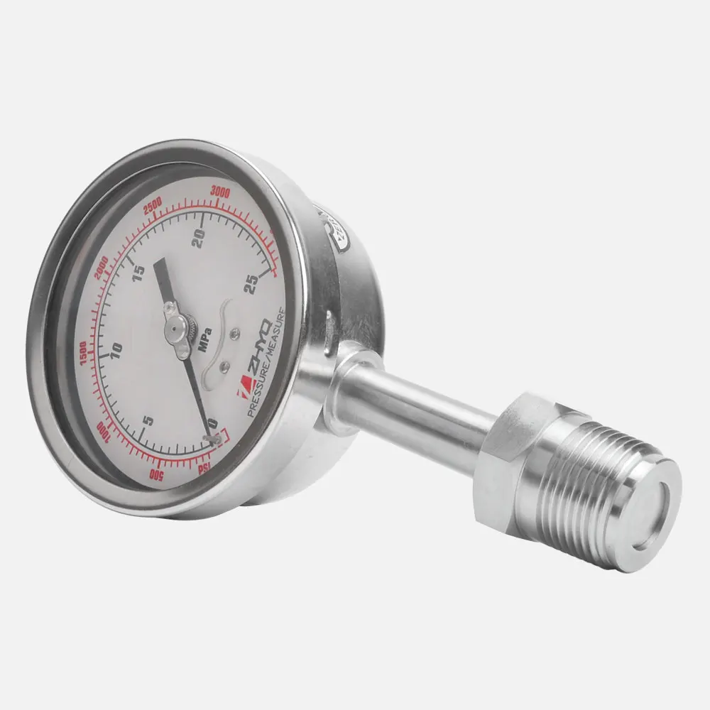 

Customizable Shockproof Silicone Oil Filled Grouting 100mm Stainless Steel Pressure Gauge For Grouting Machine