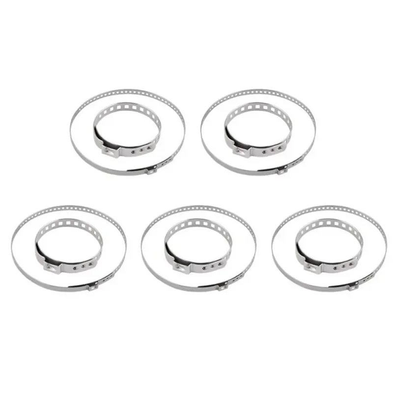 Picture 5: 10/20Pcs Stainless Steel Adjustable AXLE CV Joint Boot Crimp Clamp Kit 31- 41mm 70- 125mm