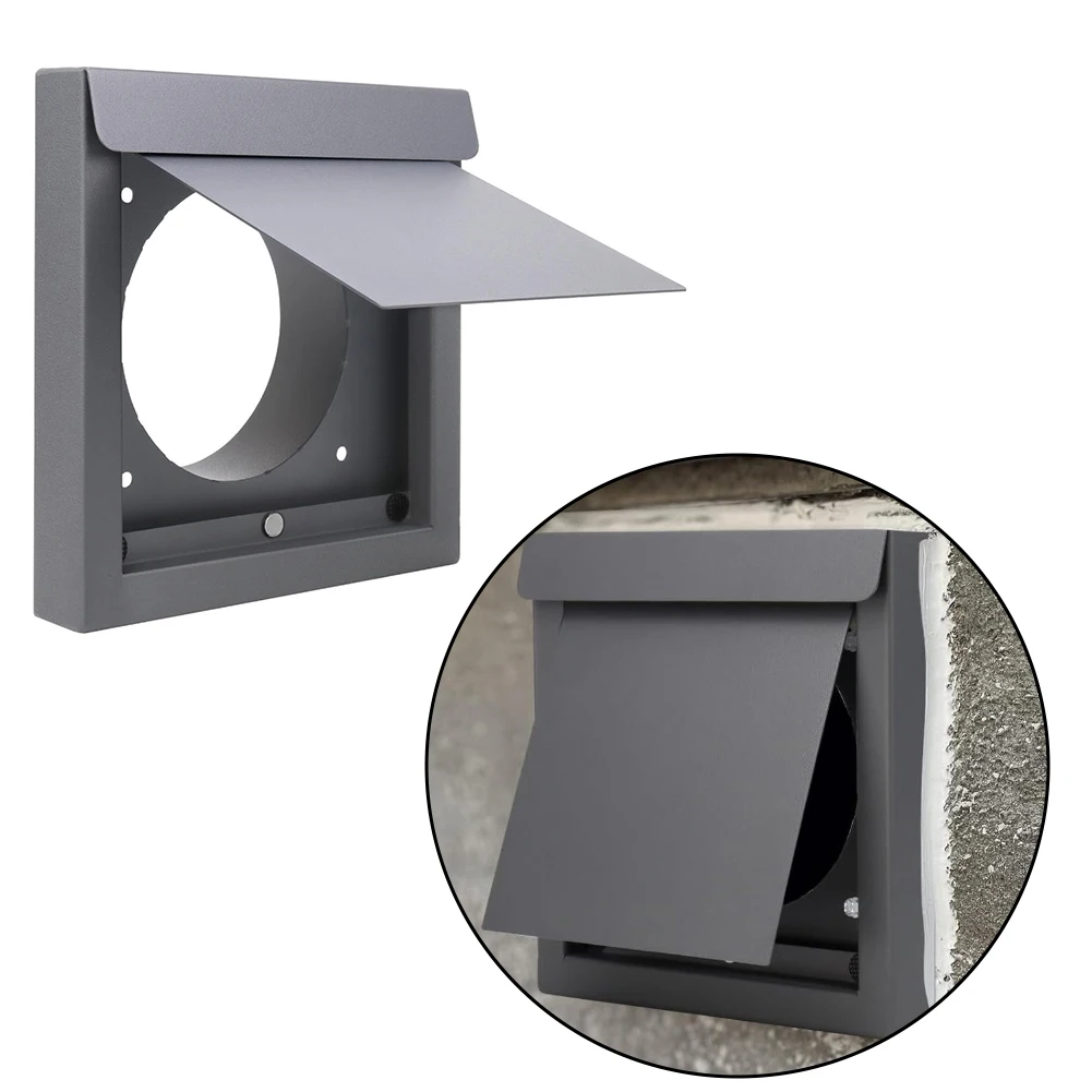 

4 Inch Metal Dryer Ventilation Cover External with Enhanced Airflow Design and Protective Coated Finish for Outdoor Use