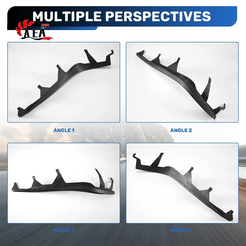 

AEA0-Car Front Upper Headlight Cover Strip Set Trims Headlight Sealing Strip Gasket For BMW E46 4 Door 325I 2002-2005 6312692185