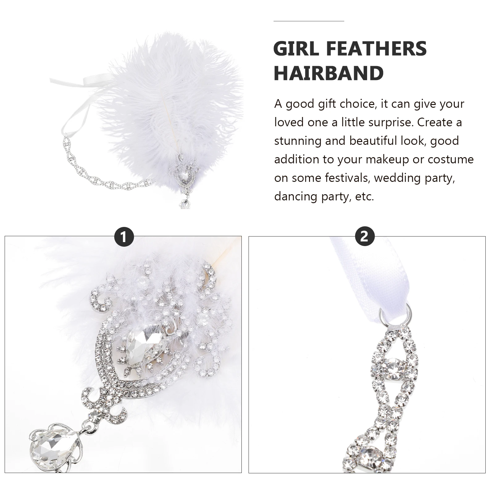 

Creative Hairband Costume Party Woman Adult Carnival Headdress Prop Alloy Decor Lightweight Comfortable Dancing Party