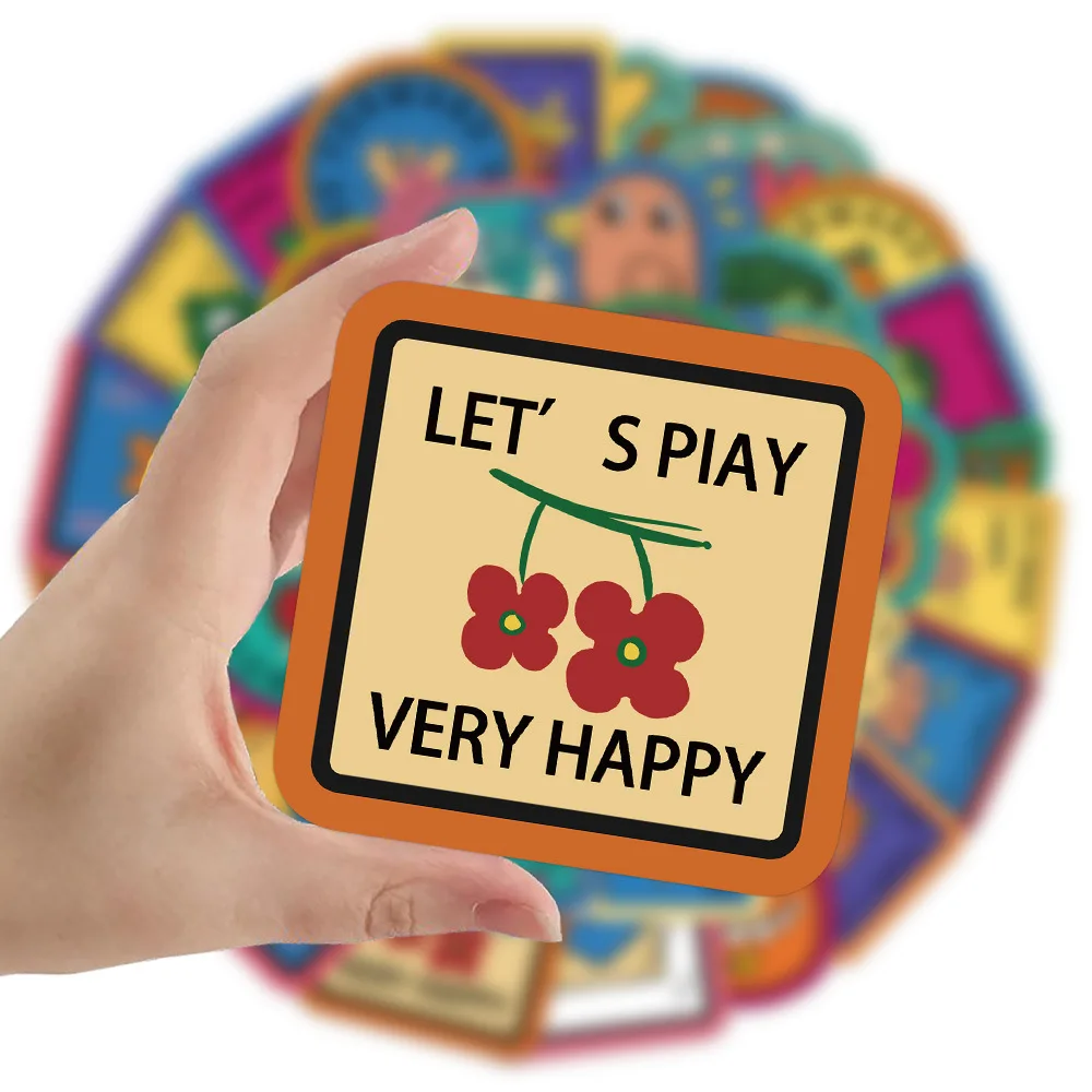 Picture 4: 60 Pieces of Quirky Decorative Waterproof Stickers, Phone Case Decoration Stickers, Planner Stickers, Stickers, Waterproof Stickers, Advantages: Waterproof, Can Be Re-Pasted, No Residue, Beautifully Designed.