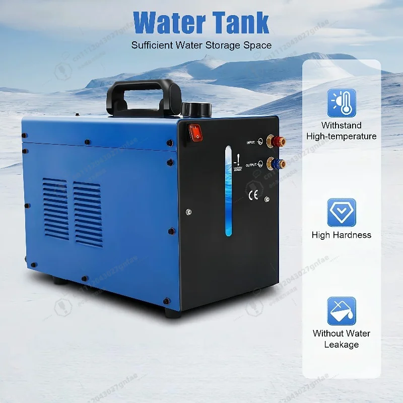 370W TIG Cooler, 8L Welding Water Cooler, 110V/220V Single Phase Welder Torch Water Cooling Welder Water Chiller for TIG Welders