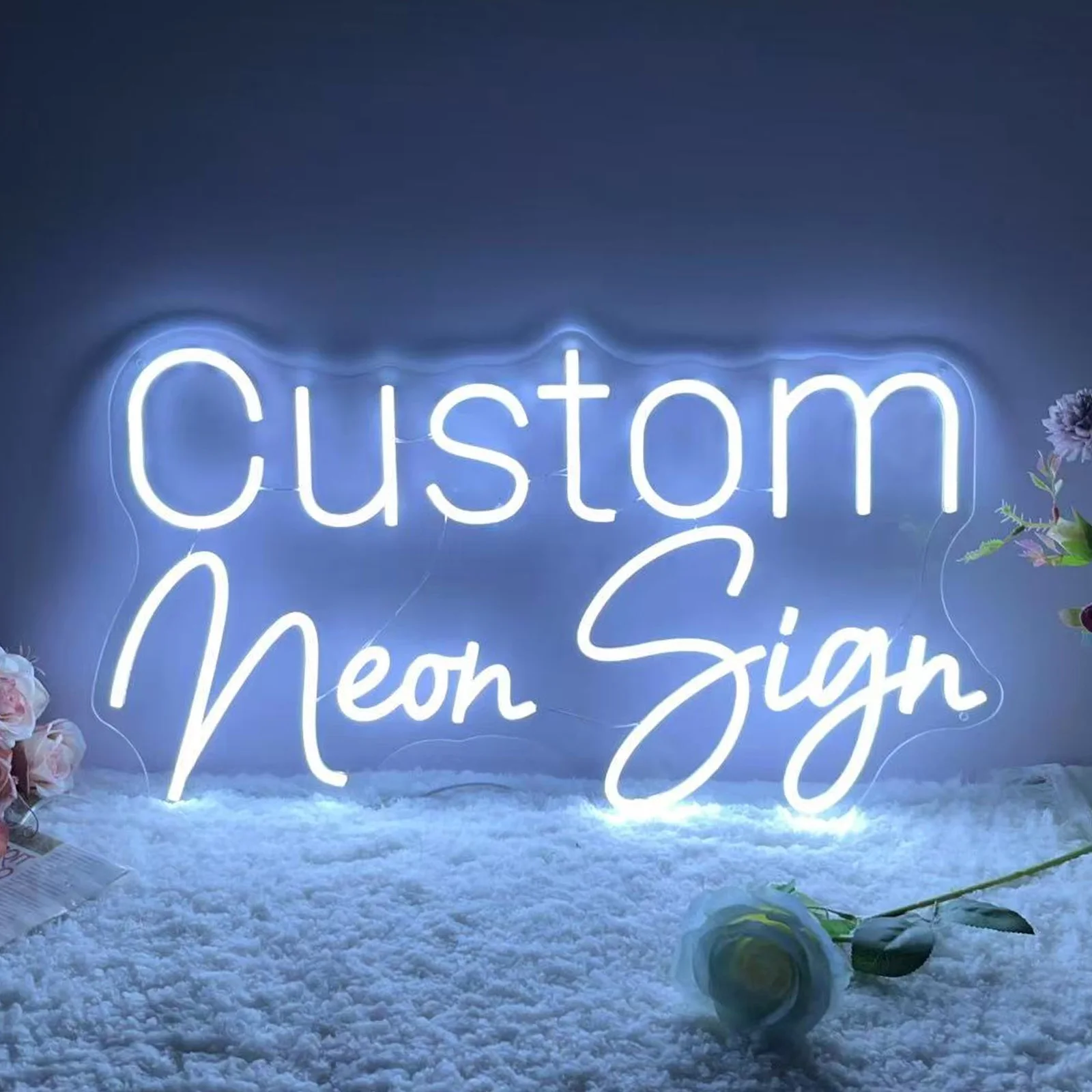 RGB Color 9 in 1 2025 New Personalized Neon Sign Birthday Party Decorations Home Room Bedroom Custom Neon Sign Wedding Supplies