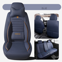 Full Set PU Universal Luxury Car Seat Covers For Volwsagen VW Amarok Golf 4 5 6 7 8 Tiguan ID4 Polo Auto Interior Accessories