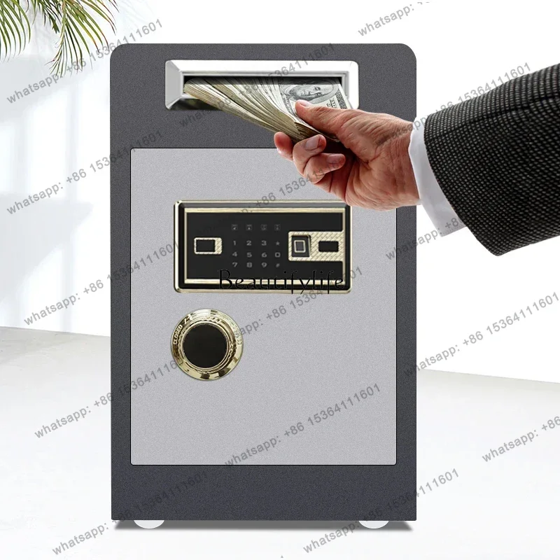 Best Seller LCoin-operated Safe Office 60cm High Cash Register Anti-theft Safe Anti-theft Anti-skid Intelligent Alarm