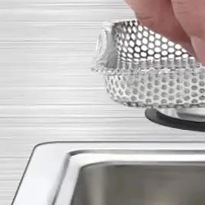 

Sink Drain Strainer Stopper Stainless Steel Rubber Kitchen Sink Filter Stopper Sink Drain Strainer Stopper Stainless Steel