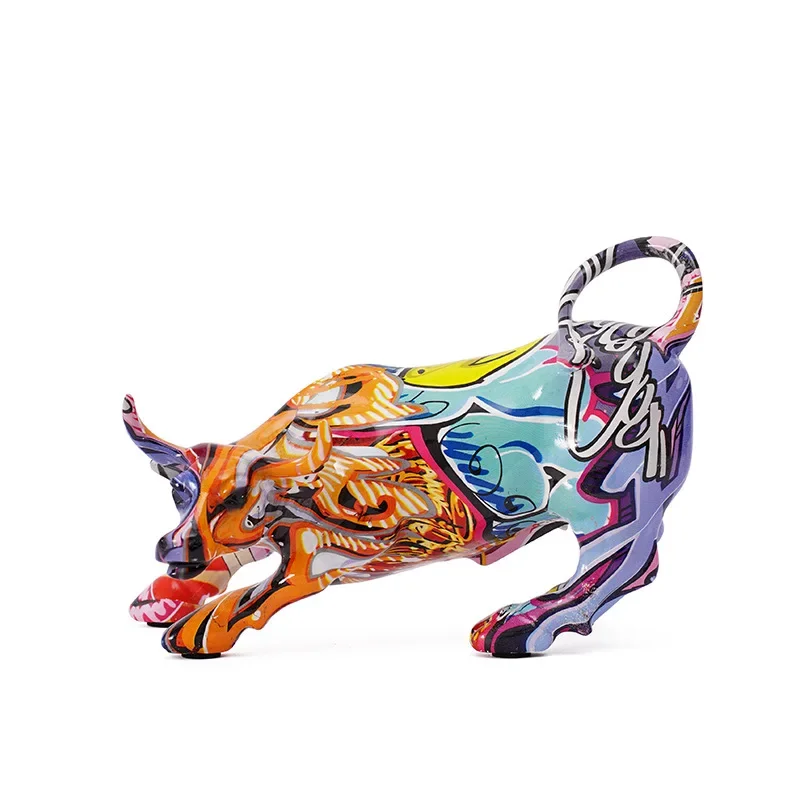 Design cow ornament desktop decoration office desk decoration home