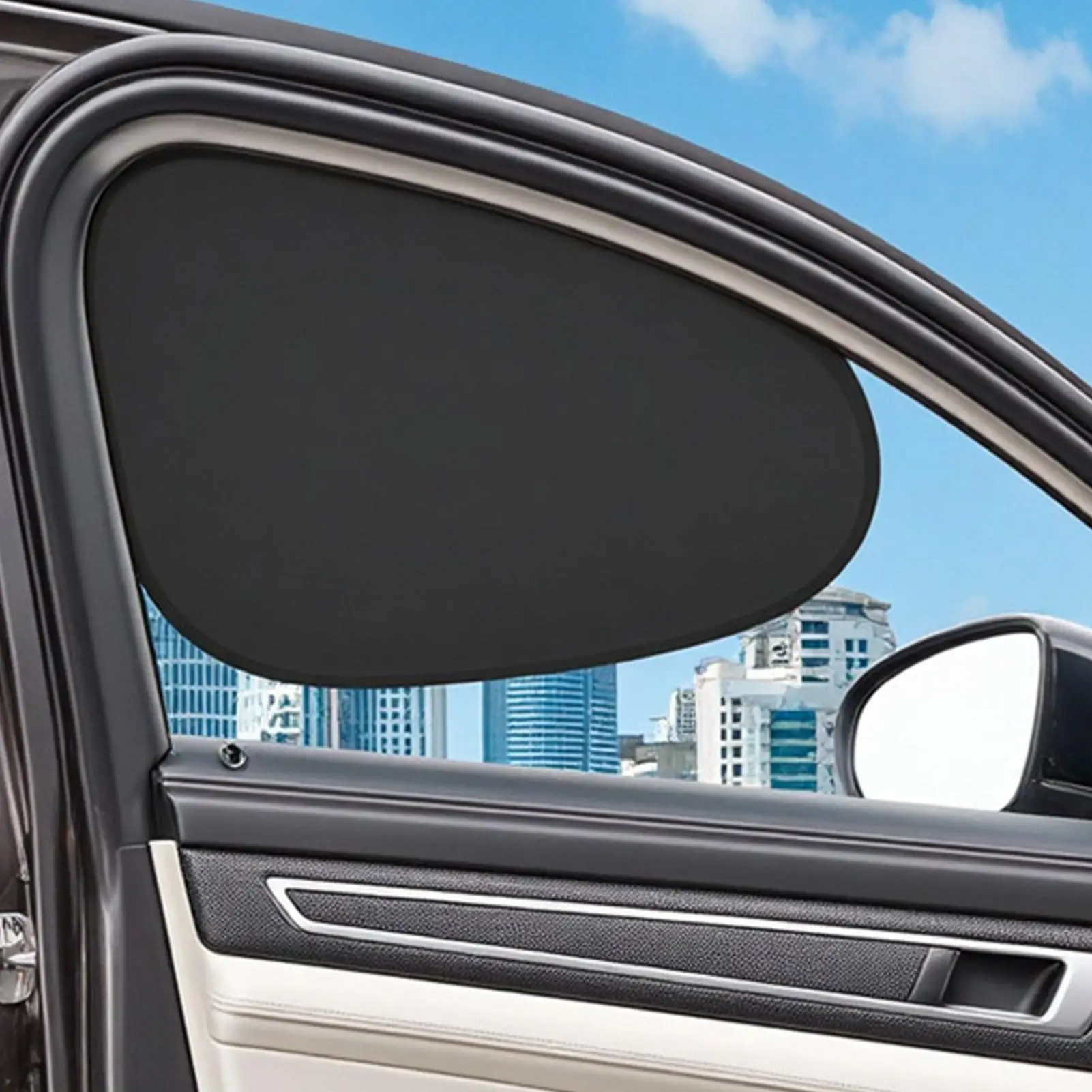 

Накладки на боковые окна автомобиля, 1 пара, летняя солнцезащитная пленка для автомобиля, статическая липкая пленка, занавеска для конфиденциальности окон автомобиля для седана, грузовика