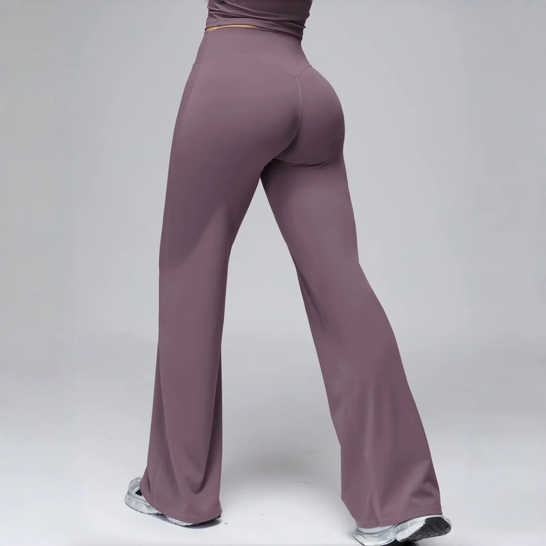 

Wide Leg Yoga Pants High Waist Hip Lift Loose Sports Flared Trousers Autumn Winter Fitness Casual Workout Clothes Gym Trousers