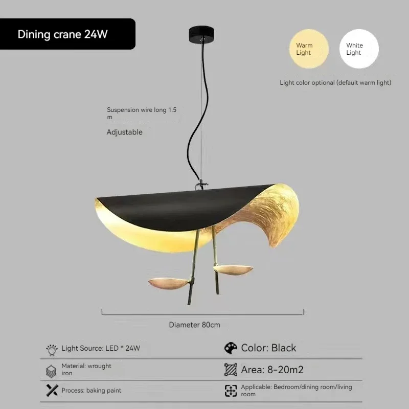 Italiaanse Catellani goudfolie hanglamp Franse Nanyang Retro gastenrestaurant moderne lichte luxe studeerkamer licht
