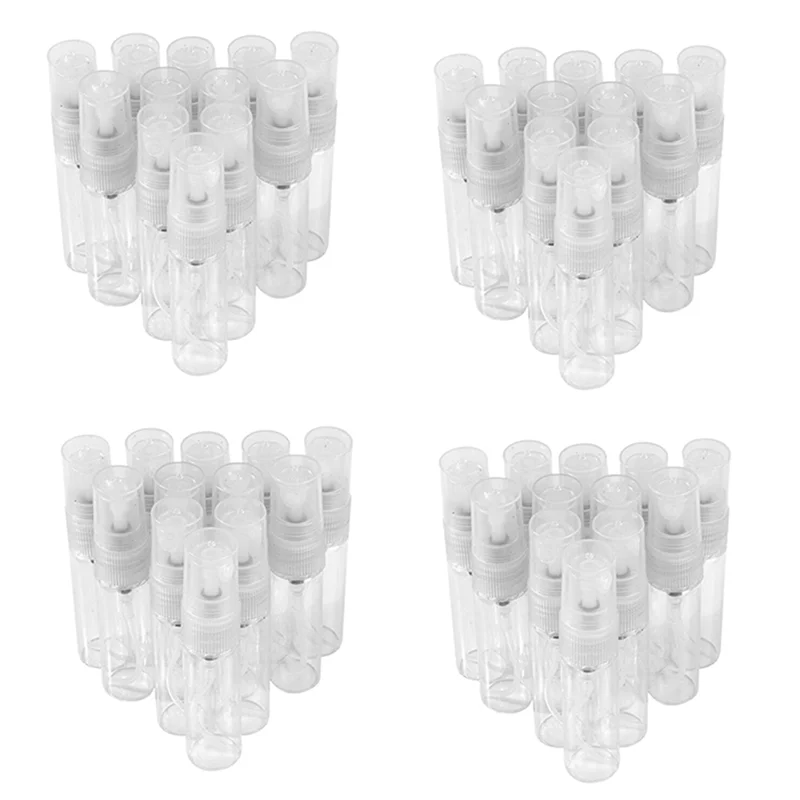 

Best Of 2025-100 шт. мини 5 мл стеклянный многоразовый дорожный парфюм пустой флакон распылитель насос-спрей