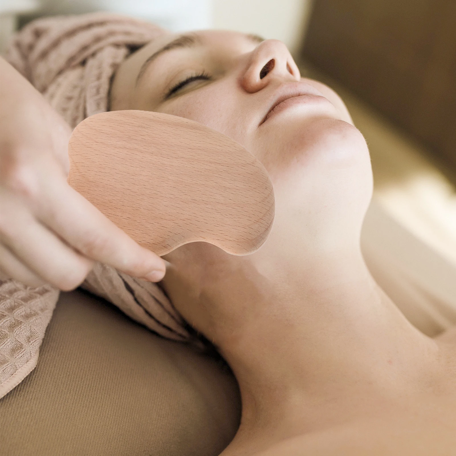 

3pcs Meridian Gua Sha Board Wooden Massage Scraping Tool For Body Face Therapy Portable Spa Home Use Back Massager Relaxation