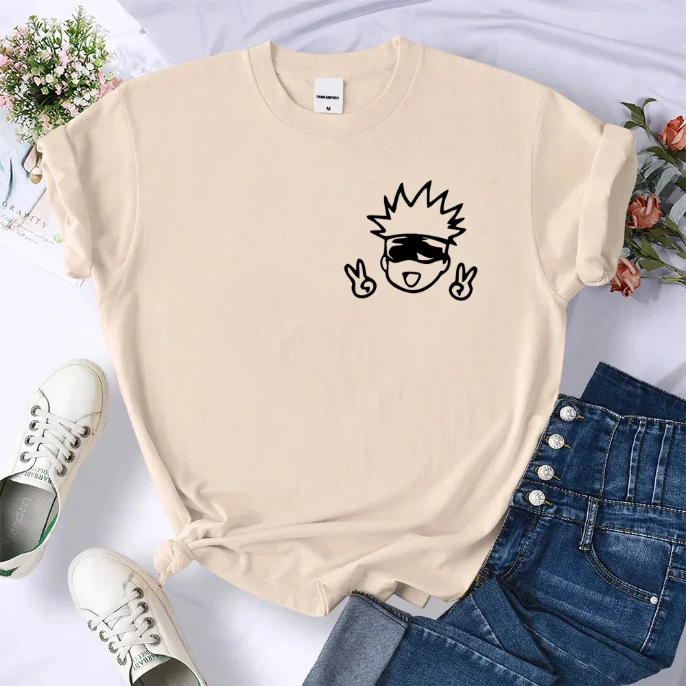 Jujutsu Kaisen tshirt female Punk harajuku  Classic Pop Culture Vintage tshirt women Psychedelic Vintage korean clothes Grunge