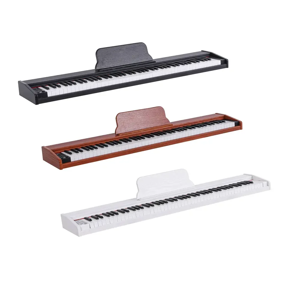 Digital Piano 88 Keys Electronic Musical Keyboard Electric Piano Portable Easy to Carry 88-Key Standard Touch Keyboard A01L