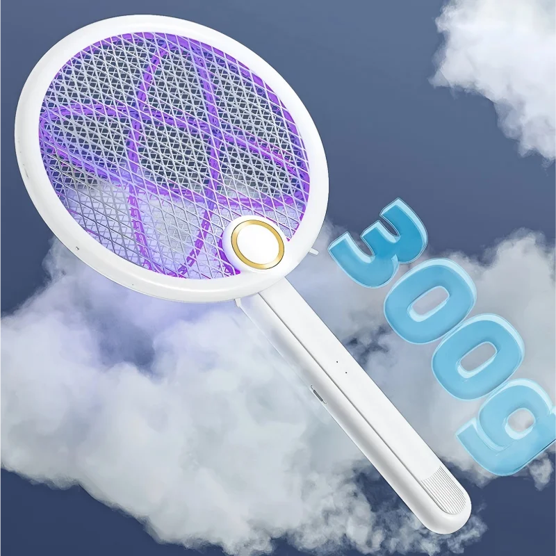 HOMEFISH Portable Folding Electric Mosquito Swatter Automatic Lure Killer Lamp - Compact Mosquito Control Device for Outdoor Use image 5